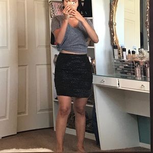 Black skirt